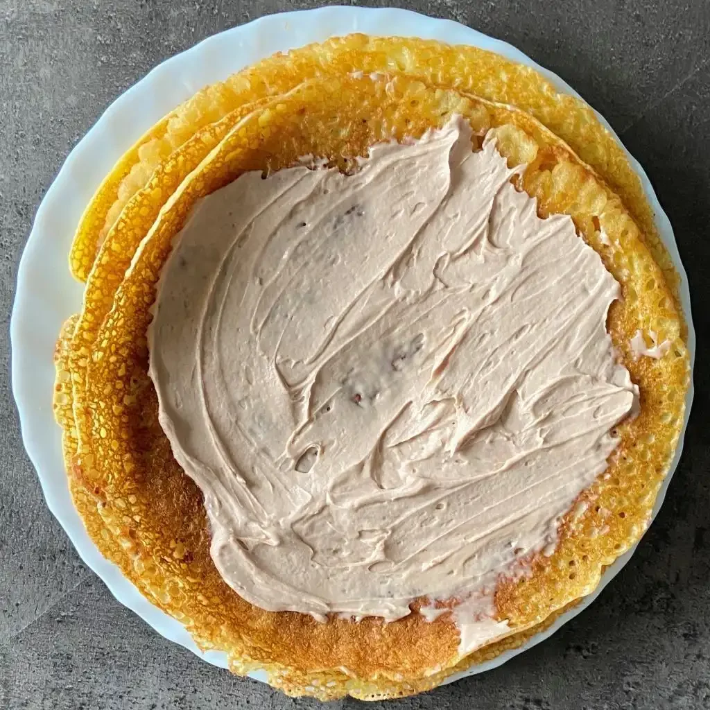 Palačinky s pomazánkou z Mascarpone